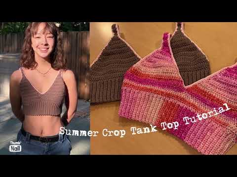 Aubrey’s Crochet Crop Tank Top