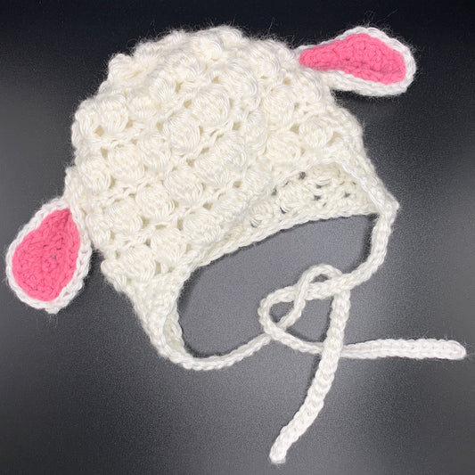Newborn Baby Lamb Hat